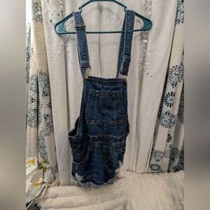 Dollhouse Dark Blue Denim Romper